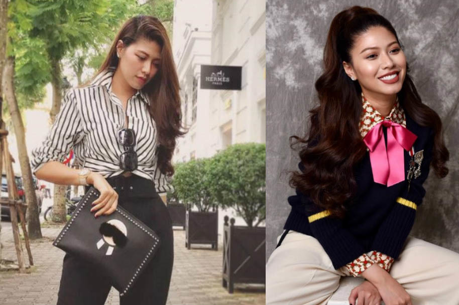 BTV Ngọc Trinh mặc sành điệu, sắm hàng hiệu không thua kém sao Việt