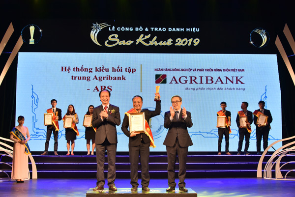 Agribank nhận ‘cú đúp’ ở giải thưởng Sao Khuê 2019