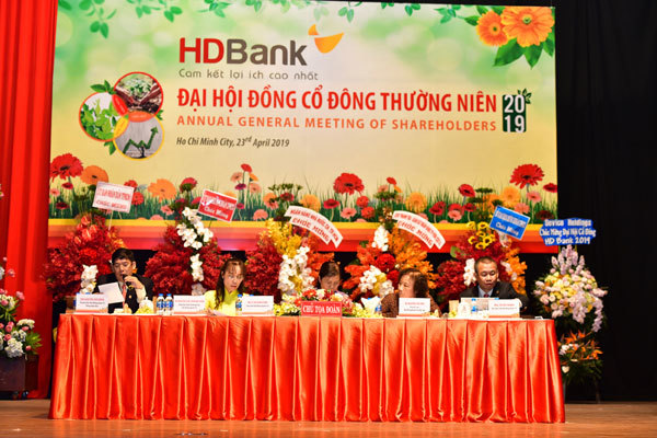 HDBank chia cổ tức, cổ phiếu thưởng 30%