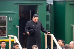 Hình ảnh đầu tiên của Kim Jong Un tại Nga