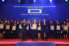 Malloca vào Top 500 doanh nghiệp tăng trưởng nhanh nhất 2019
