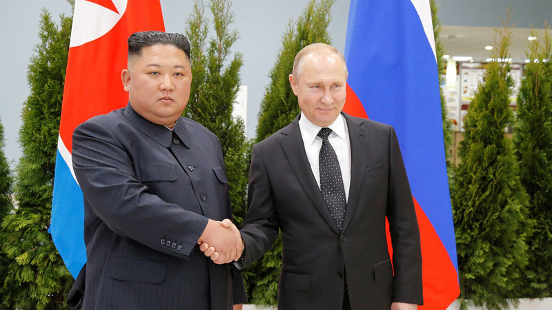 Những hình ảnh đầu tiên của cuộc gặp Putin – Kim