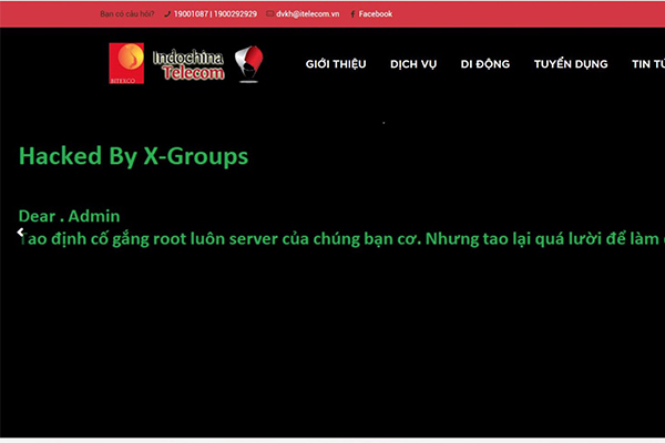 Mạng di động ảo ITelecom bị hack website ngay ngày đầu ra mắt