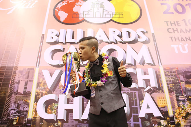 Ngược dòng không tưởng, Trần Quyết Chiến vô địch carom 3 băng châu Á