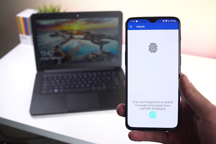 Cách mở máy tính Windows 10 bằng cảm biến vân tay trên smartphone Android