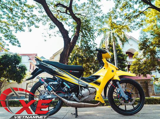 Xe máy Yamaha Z125 độ Drag tím 350 triệu tại Lâm Đồng