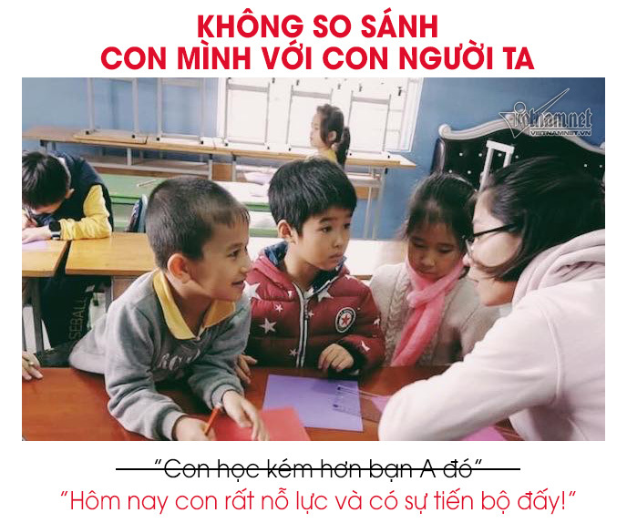 Khen con đúng cách với nguyên tắc 'bàn tay'