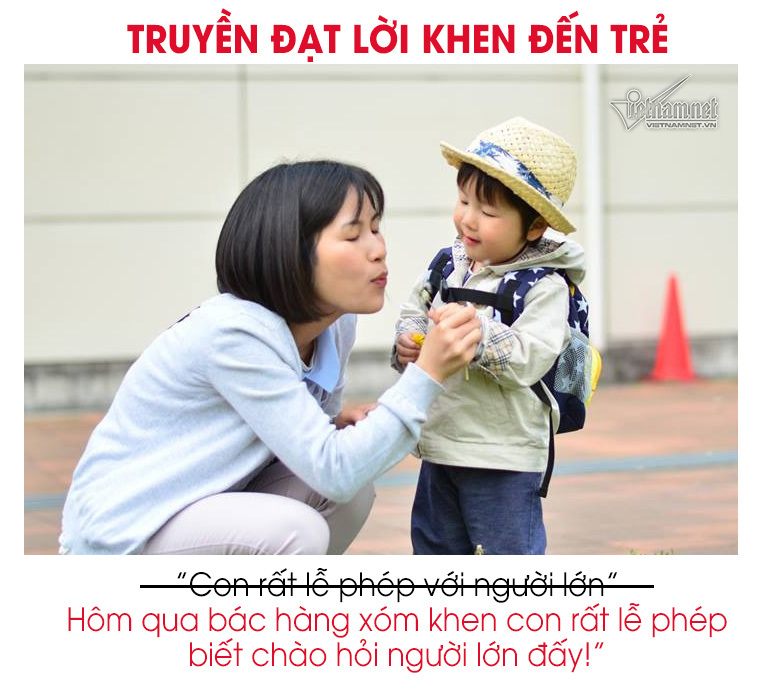 Khen con đúng cách với nguyên tắc 'bàn tay'