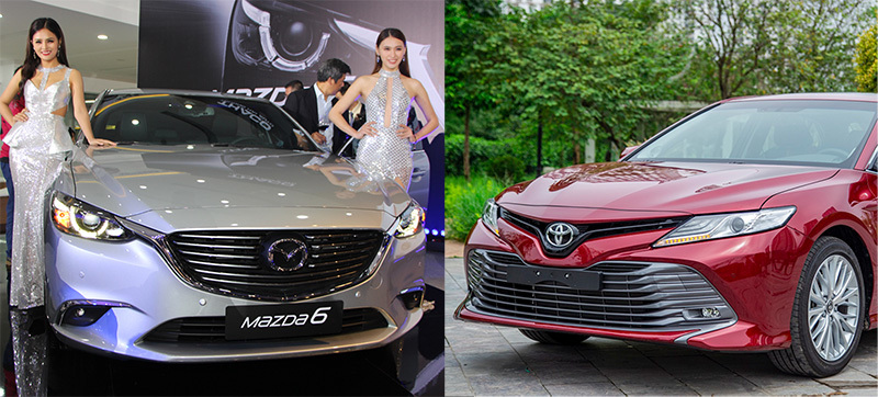 Xoay quanh 1 tỷ đồng, chọn Toyota Camry Thái hay Mazda6 lắp ráp?