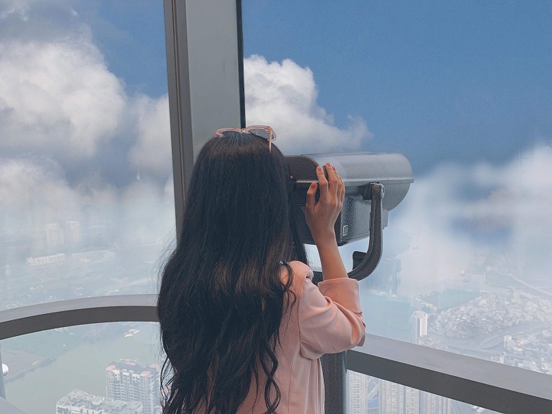 ‘Sống ảo trên mây’ ở Đài quan sát Skyview cao nhất Đông Nam Á