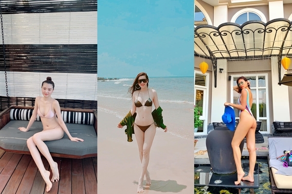 Loạt sao Việt diện bikini khoe thân hình nóng bỏng ngày lễ