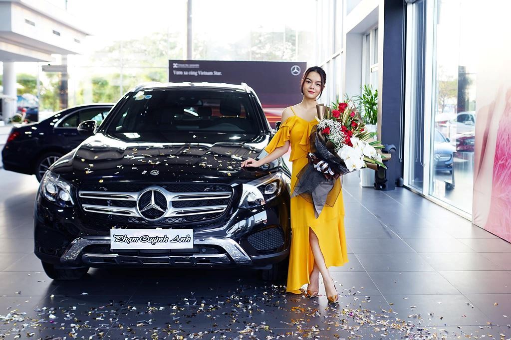 Ca sĩ Phạm Quỳnh Anh tậu xế sang Mercedes-Benz GLC gần 2 tỷ