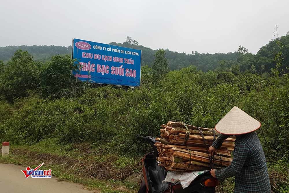 The area of ​​spiritual tourism is immense in the land of Thach That forest, Hanoi