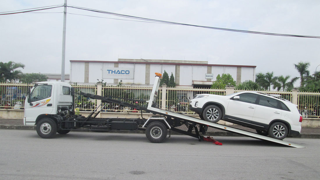 Lưu ý khi kéo xe gặp sự cố bằng xe cứu hộ