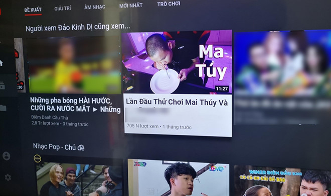 YouTube VN lại xuất hiện video 'độc hại' hướng dẫn sử dụng ma túy