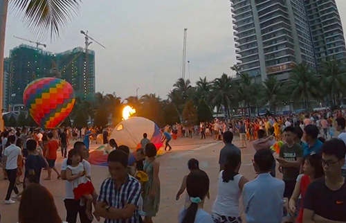 Cháy khinh khí cầu ở Đà Nẵng, nữ phi công bị bỏng