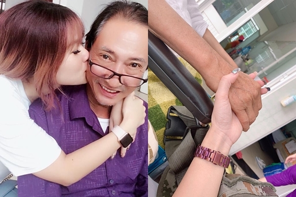 Rơi nước mắt trước tình cảm của nghệ sĩ Lê Bình và con gái út