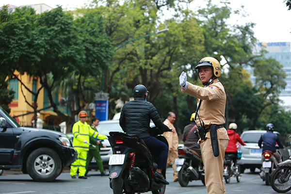 Hà Nội phân luồng giao thông phục vụ Quốc tang ngày 3/5