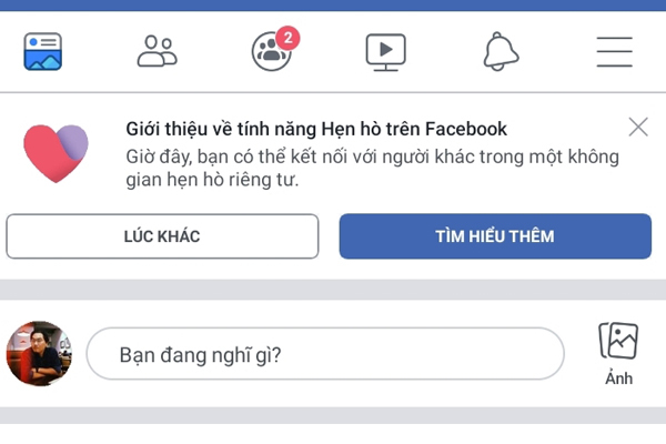 Người dùng Việt Nam đã có thể hẹn hò bí mật trên Facebook