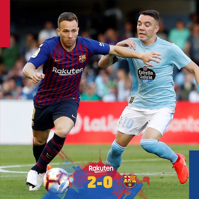 Barca thua trắng Celta Vigo trước trận tái đấu Liverpool