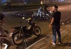 Hai cảnh sát cơ động Hà Nội gặp nạn khi bắt xe máy kẹp 3