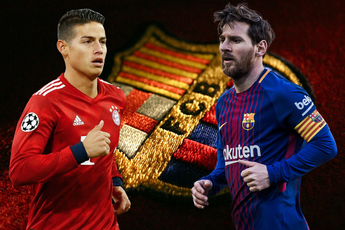 James Rodriguez chê MU, sang Barca vì Messi