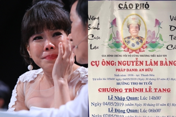 Bố nghệ sĩ Việt Hương qua đời ở tuổi 84