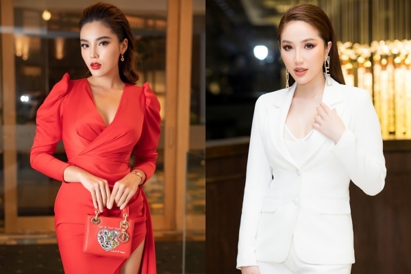 Kỳ Duyên mang đồ hiệu trăm triệu, Bảo Thy sang trọng diện pantsuit