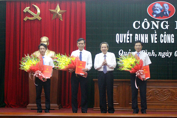 Công bố quyết định nhân sự của Ban Bí thư