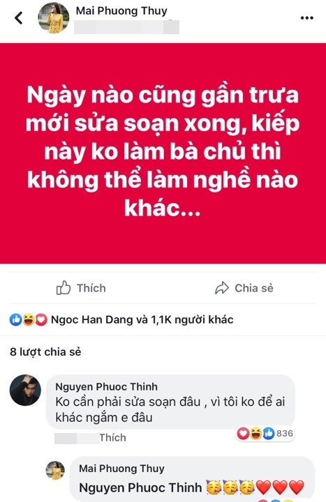 Noo Phước Thịnh không cho ai khác ngắm Mai Phương Thúy