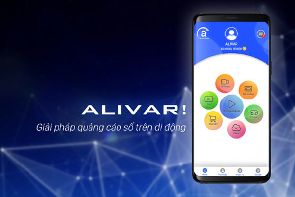Ứng dụng quảng cáo kiếm tiền Alivar thêm nhiều tính năng mới