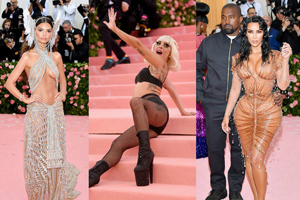 Lady Gaga cởi váy 3 lần, chị em Kardashian khoe trọn đường cong bốc lửa