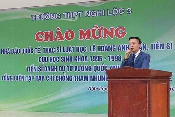 'Nhà báo quốc tế' Lê Hoàng Anh Tuấn phủ nhận chiếm đoạt tài sản