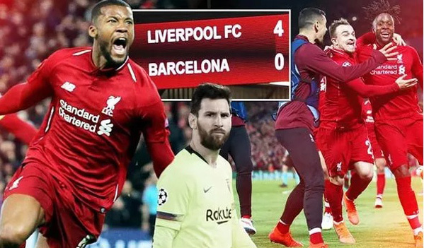 Ngược dòng siêu tưởng trước Barca, Liverpool vào chung kết C1