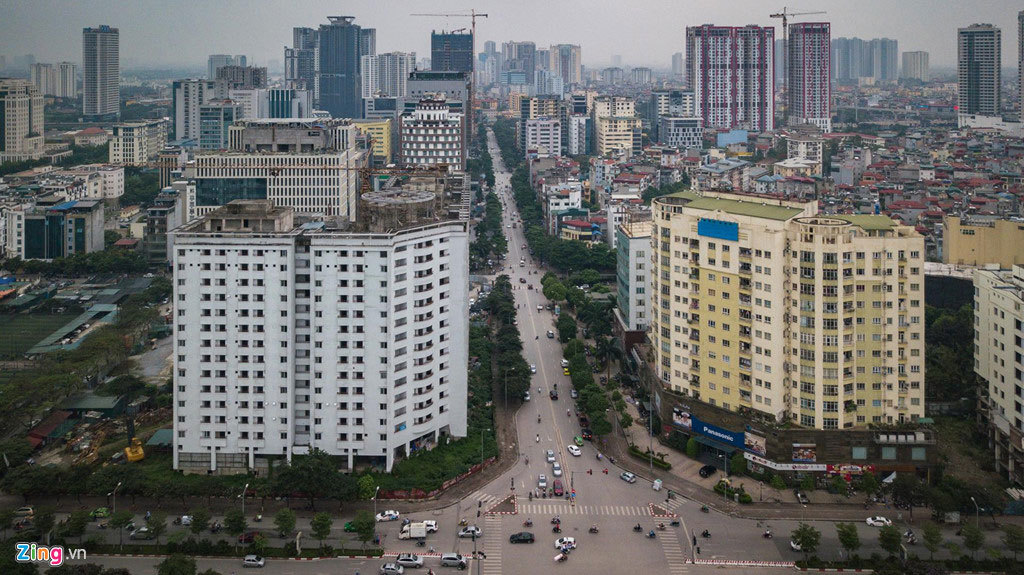 Chung cư bỏ hoang 9 năm ở đất vàng Hà Nội