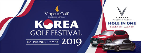 100 golf thủ Hàn Quốc tranh tài Vinpearl Golf -Korea Golf Festival 2019