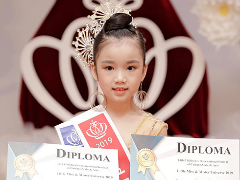 Vietnamese kid wins Little Miss Universe 2019 crown