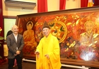 Ra mắt bức tranh ‘Đạo pháp và dân tộc’ nhân Lễ Phật đản và sinh nhật Bác