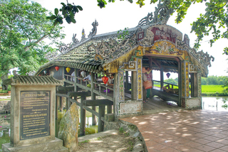 Thanh Toan tile-roofed bridge in Hue