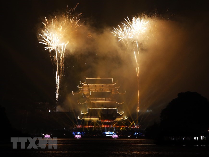 Fireworks display celebrates Vesak 2019