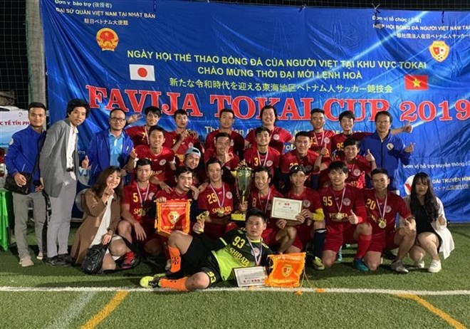 Football tourney connects Vietnamese community in Japan