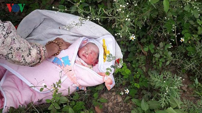 Phát hiện bé gái sơ sinh bị bỏ rơi trong rừng ở Sơn La