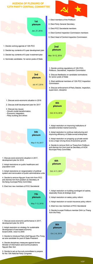 Review of 12th Party Central Committee's plenums