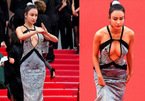 Mỹ nhân 'KungFu Yoga' mặc váy khoét sâu khoe vòng 1 gây tranh cãi ở Cannes
