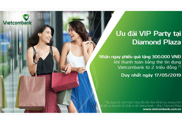 Ưu đãi dành riêng chủ thẻ tín dụng Vietcombank