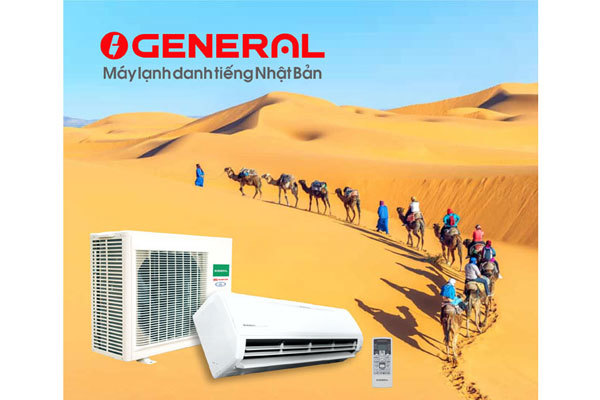 General vẫn mát khi nhiệt độ môi trường lên tới 52 độ