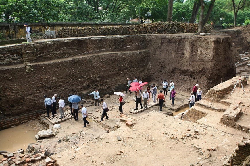 Historical Artefacts Discovered During Thang Long Citadel Excavation