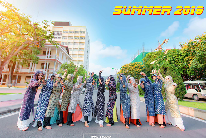 Cô giáo mầm non tương lai hoá thân thành ninja trong ảnh kỷ yếu