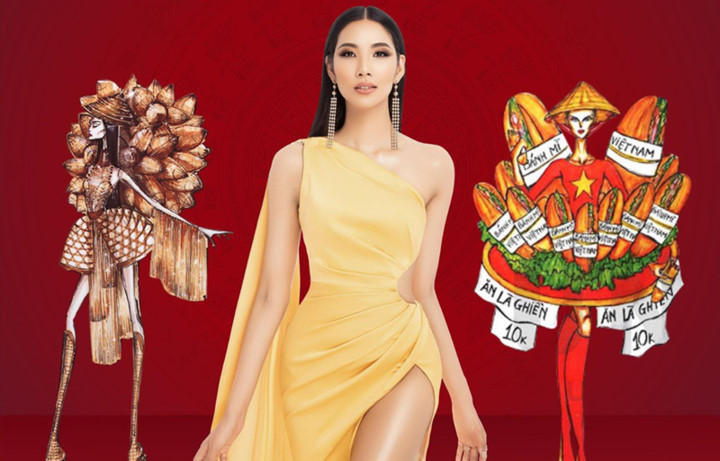 National costume entries emerge for Hoang Thuy at Miss Universe 2019