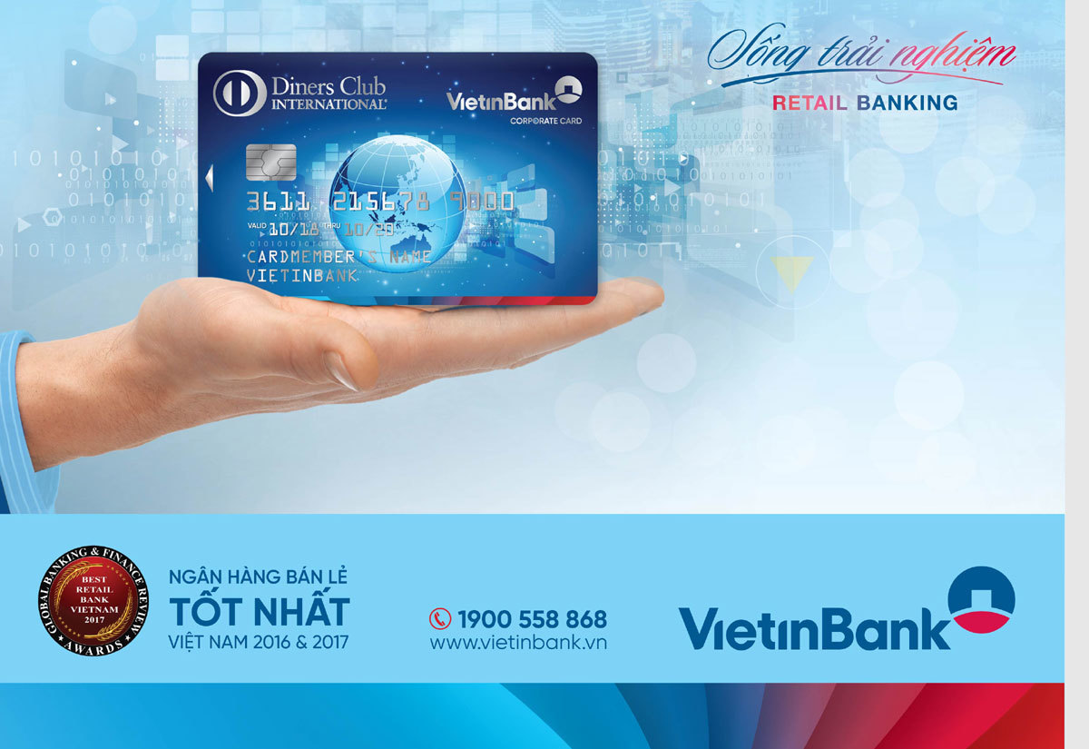 Thẻ VietinBank Diners Club ngập tràn ưu đãi cho khách hàng doanh nghiệp